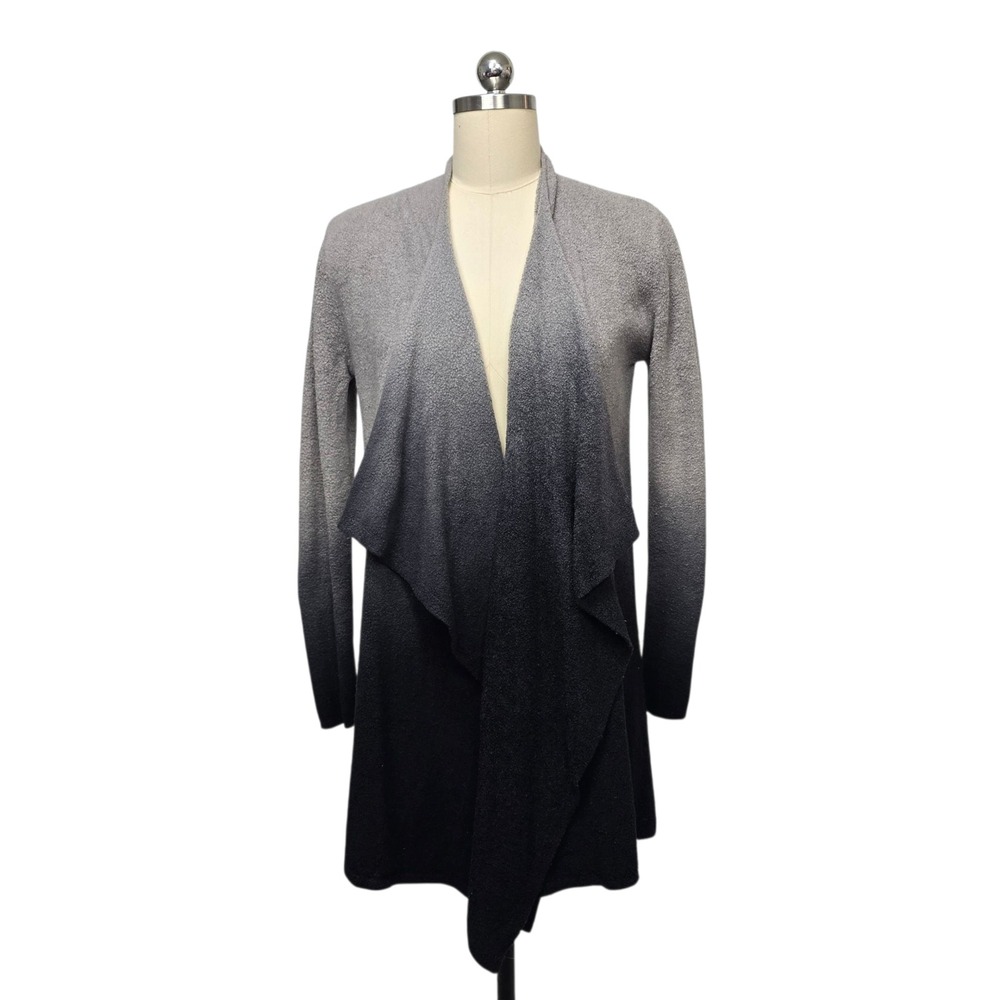 Barefoot Dreams Bamboo Chic Lite Ombre Waterfall Cardigan Sweater Size Med‎